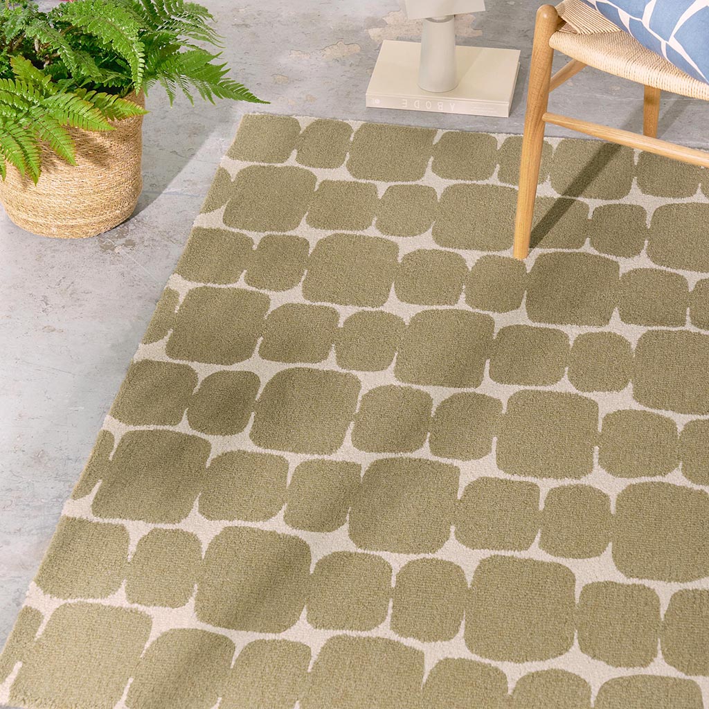 Little lohko kiezelsteen tapijt | Maat: 160 × 230 cm