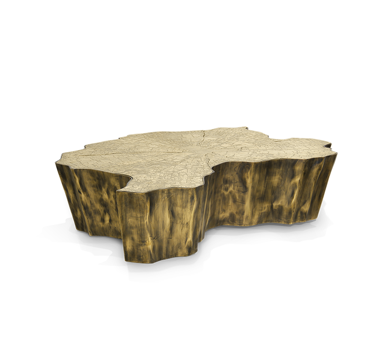 Paradise patina salontafel | Afmetingen: B 138 × D 95 × H 36 cm