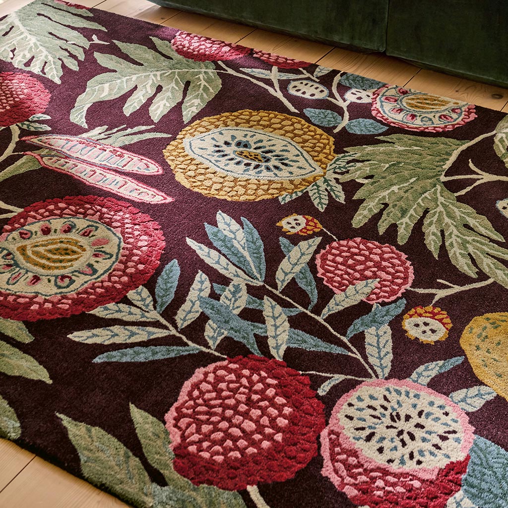 Jackfruit Cherry/Alabaster vloerkleed | Maat: 200 × 280 cm