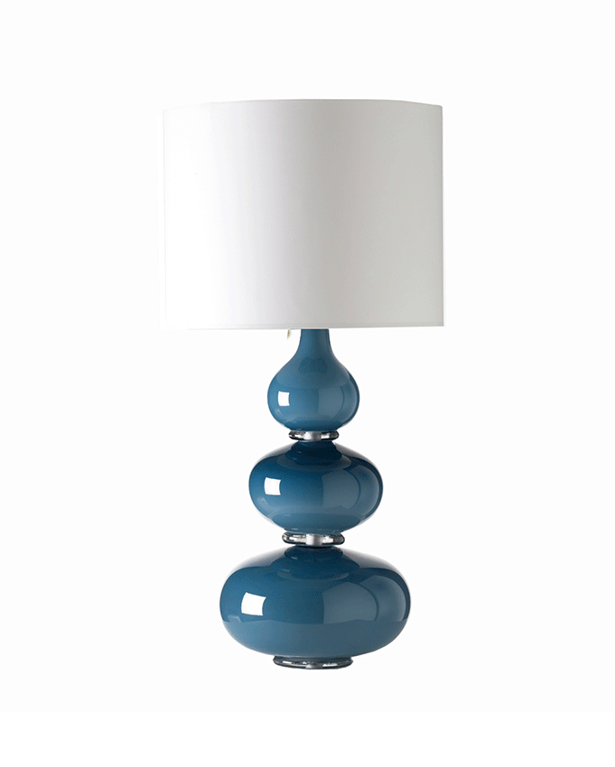 Aragoa Steel Blue tafellamp