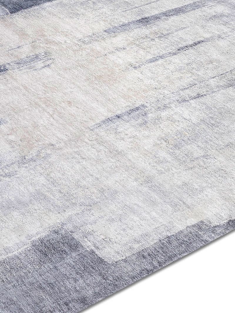 Zilvergrijs handgeweven tapijt | Maat: 183 × 274 cm