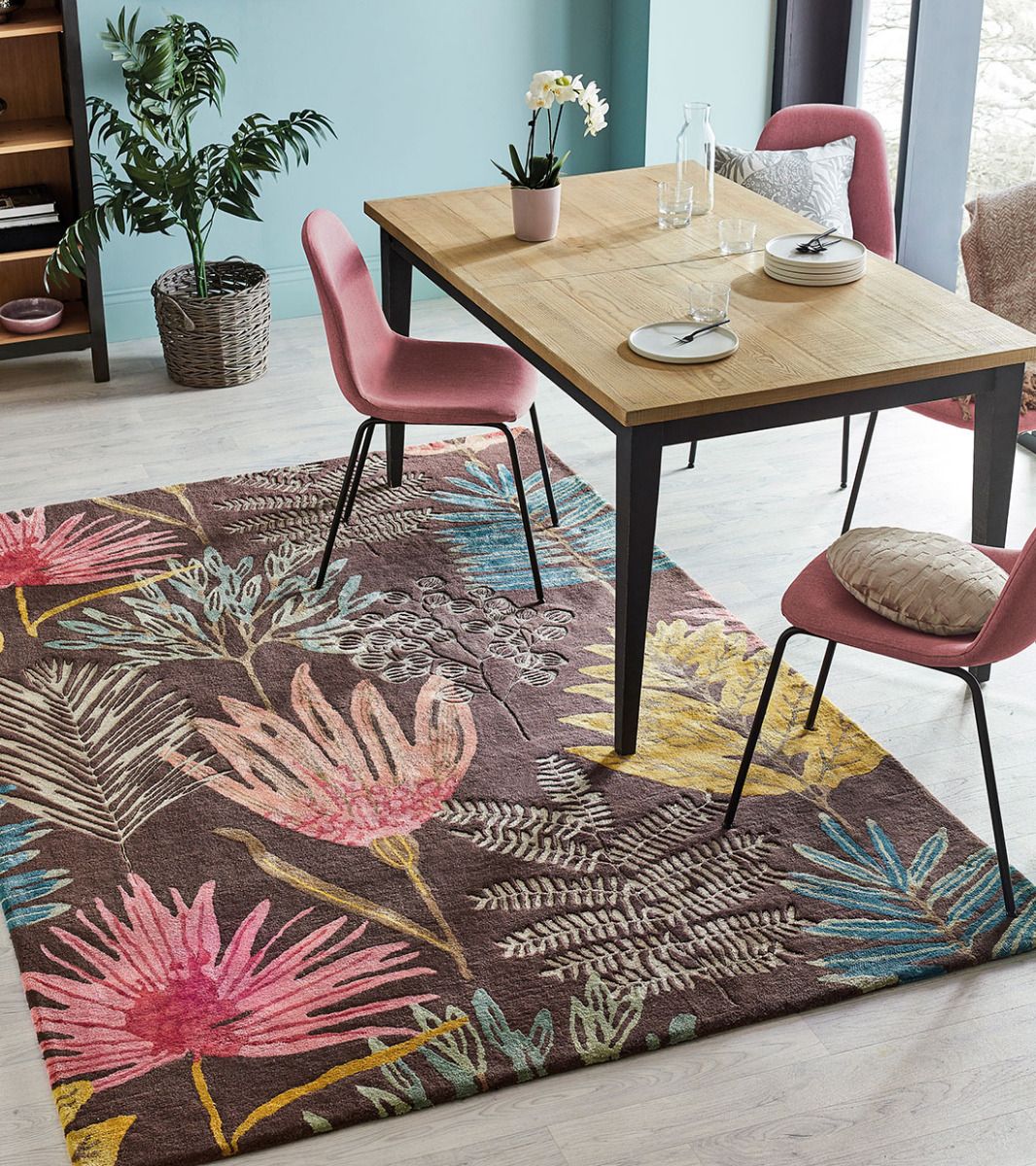 Yassuni cerise tapijt | Maat: 140 × 200 cm