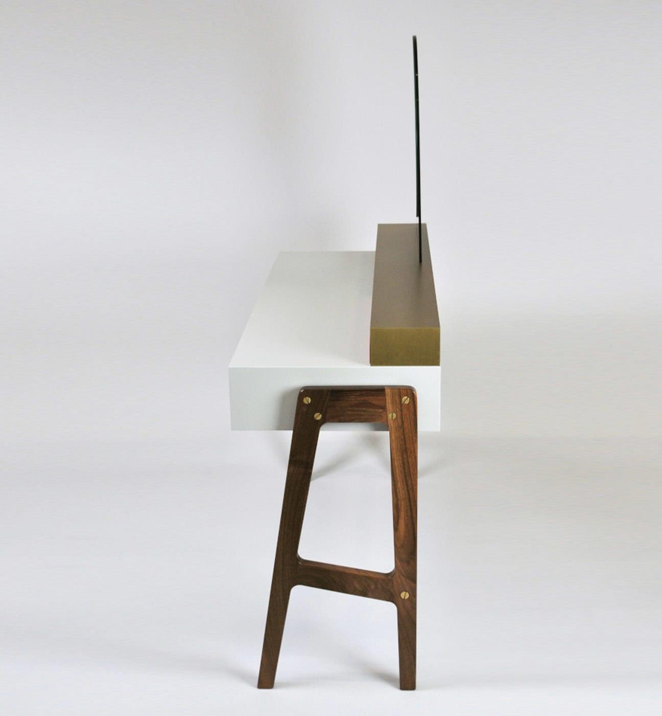 Verfijnde kaptafel met spiegel