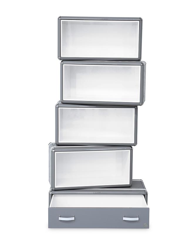 Skyline Tower grijs kinderboekenrek