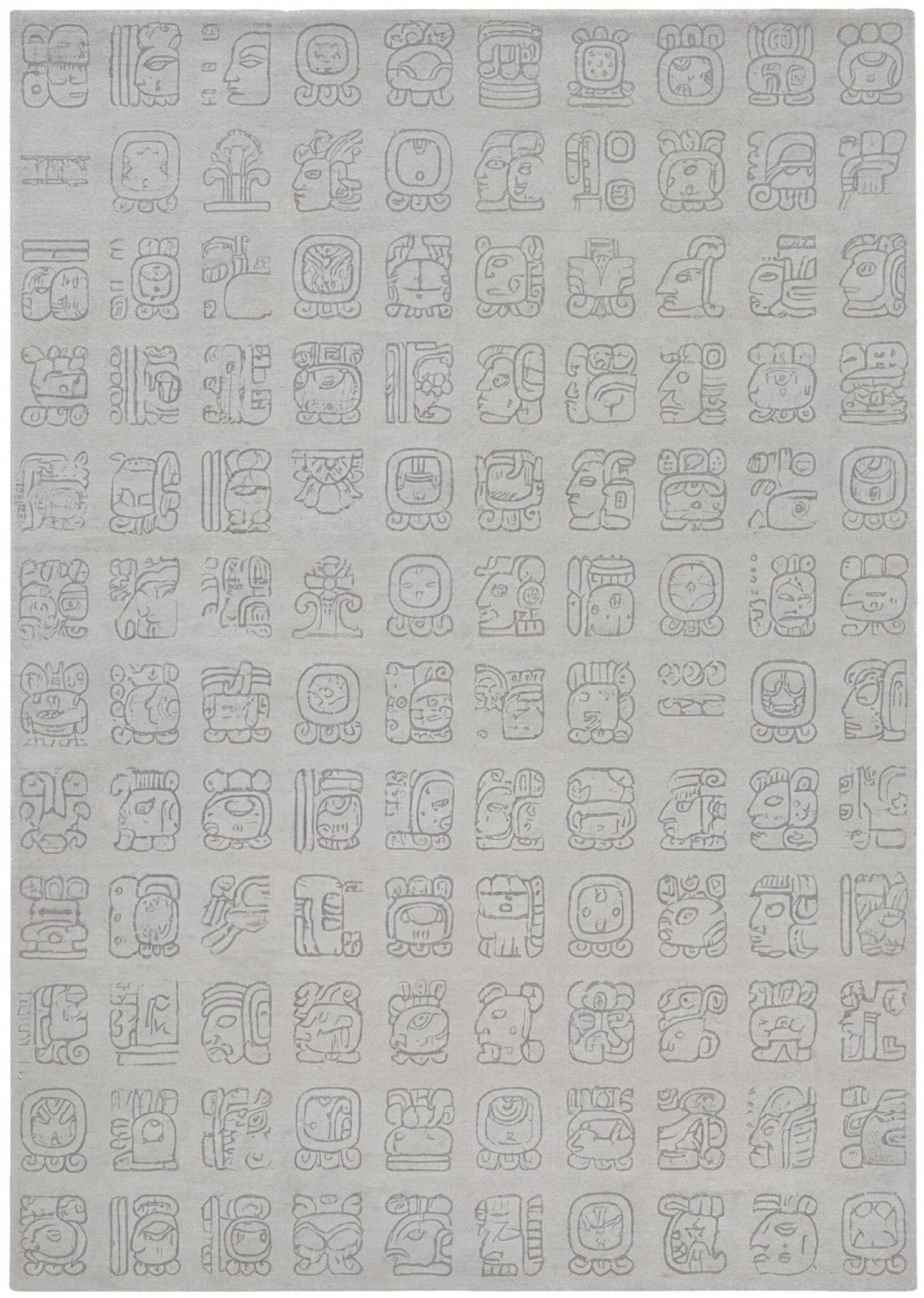 Symbol Grid Grey vloerkleed