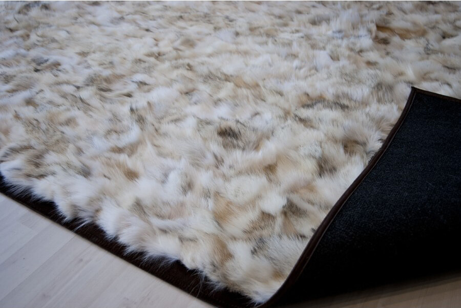 Wolf bont tapijt | Maat: 300 × 400 cm