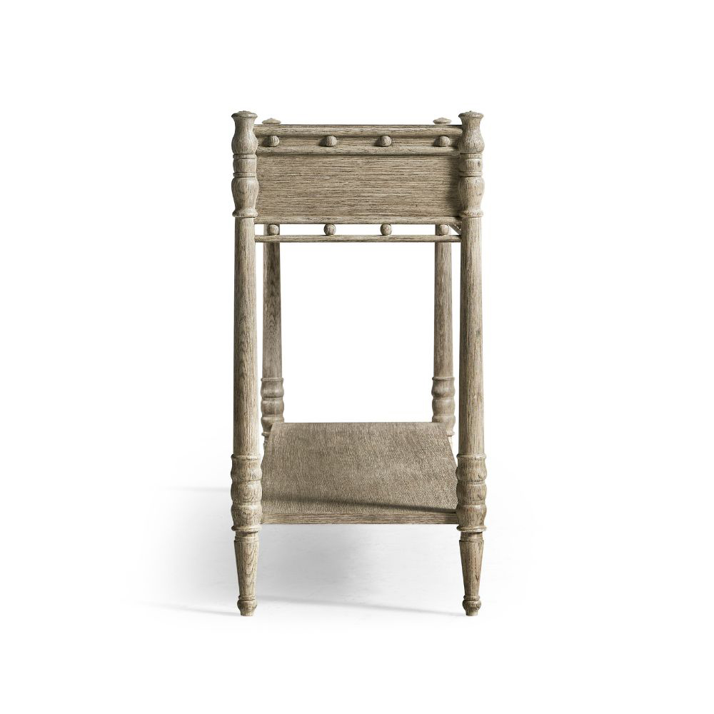 Morris Greyed Oak console