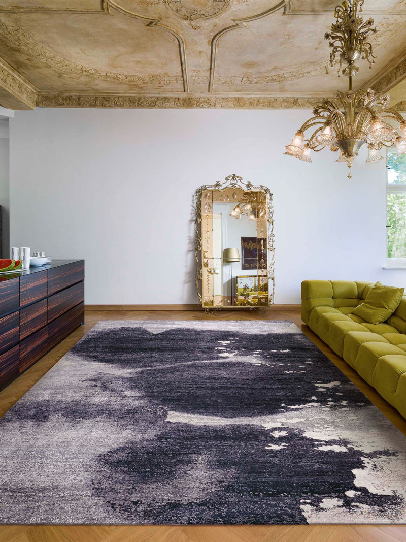 Splash Galileo handgemaakte luxe tapijt | Maat: 140 × 210 cm