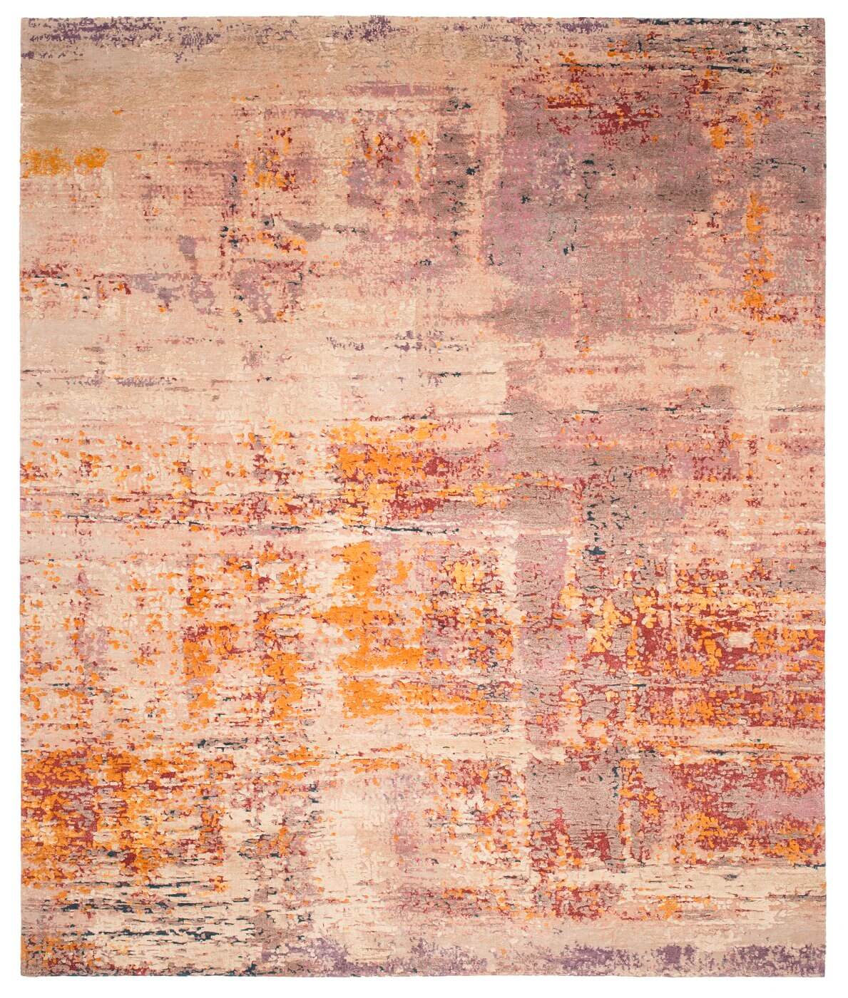 Artwork 18 veelkleurig violet tapijt