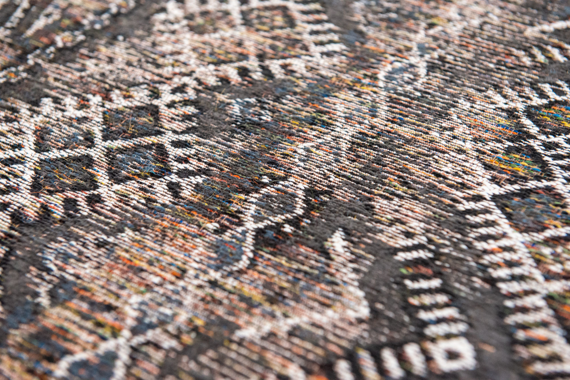 Black Rabat tapijt | Maat: 200 × 280 cm
