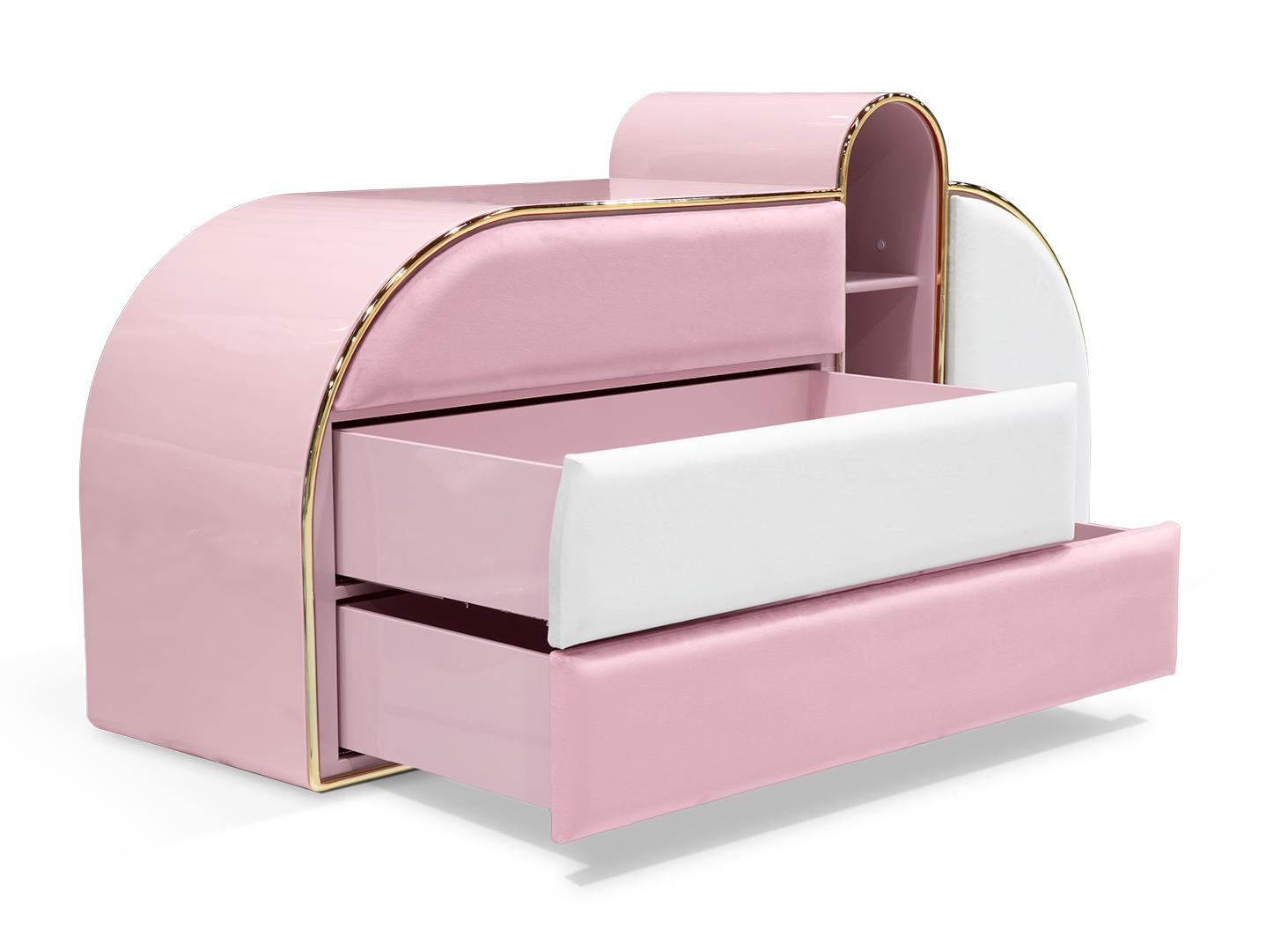 Candy Coated ladekast met drie laden