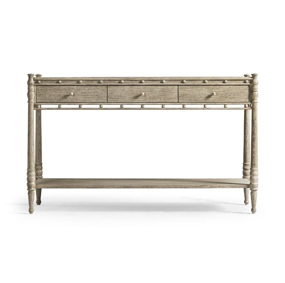Morris Greyed Oak console