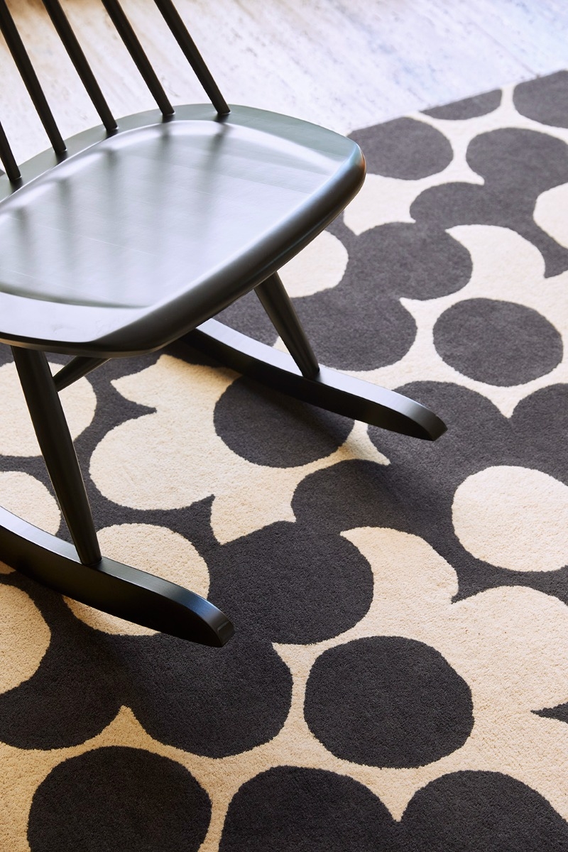Puzzle flower slate tapijt | Maat: 160 × 230 cm