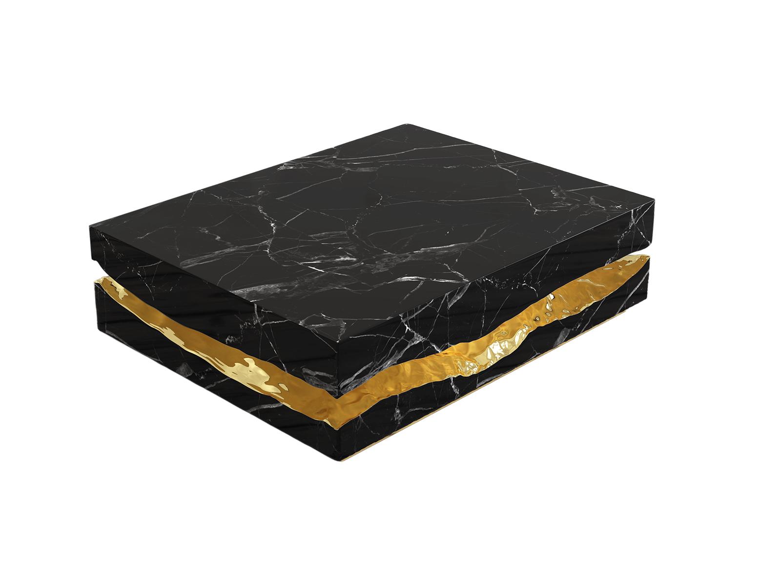 Boulder Nero stenen tafel