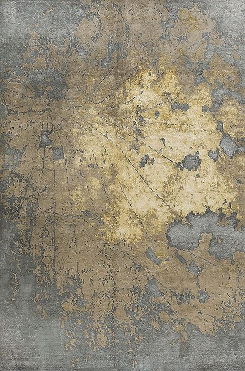 Handgeknoopt abstract tapijt