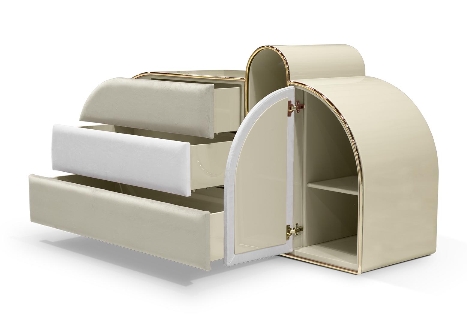 Candy Coated ladekast met drie laden