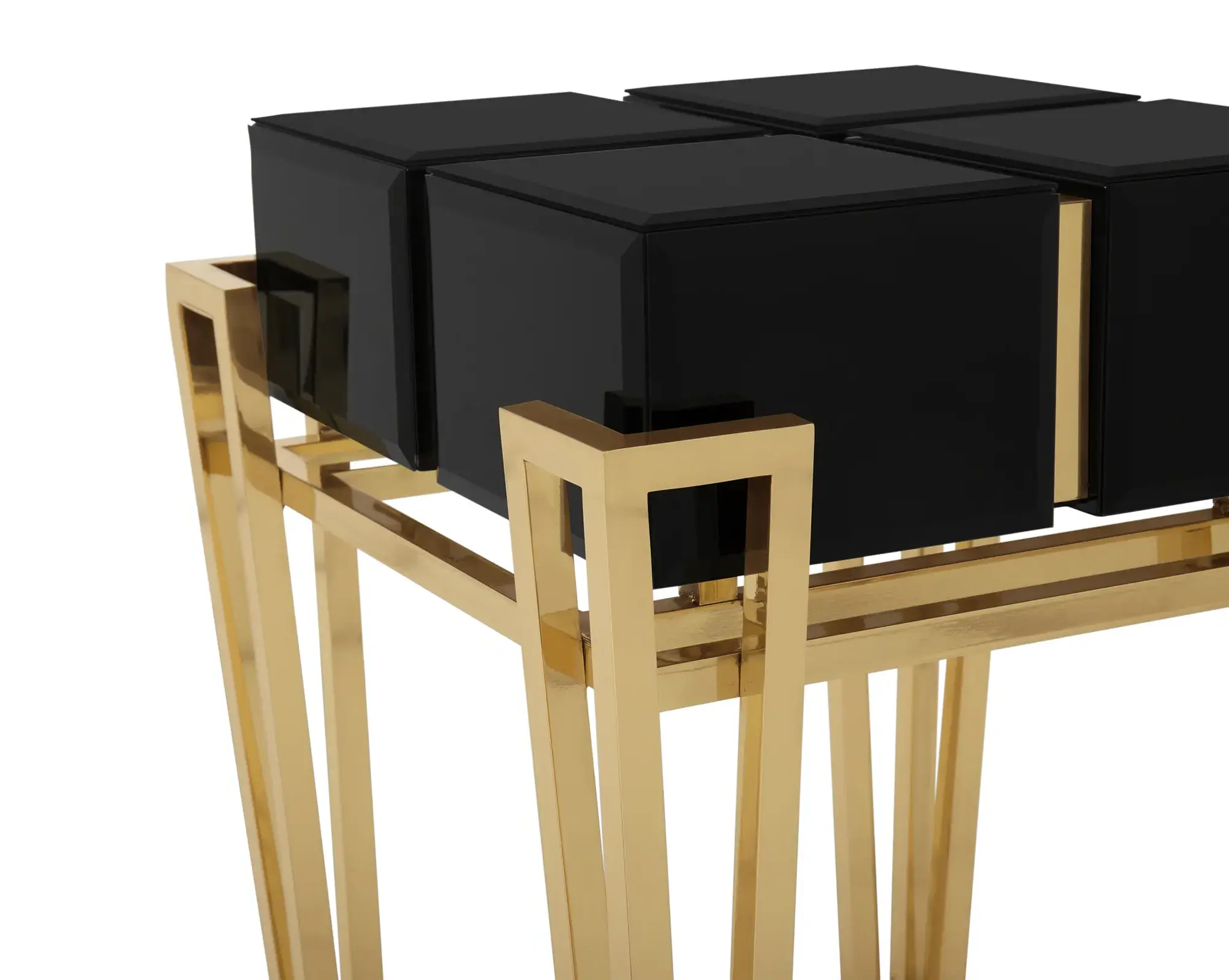 Obsidian bijzettafel