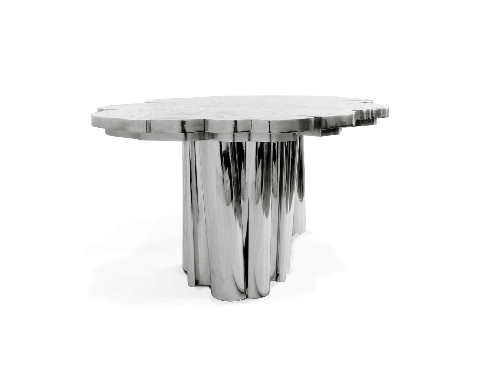 Artisan inox stalen eettafel | Afmetingen: B 350 cm Artisan inox stalen eettafel | Afmetingen: B 350 cm