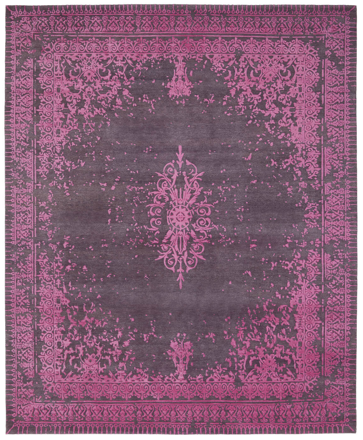 Ferrara special rocked grijs roze tapijt | Maat: 250 × 300 cm