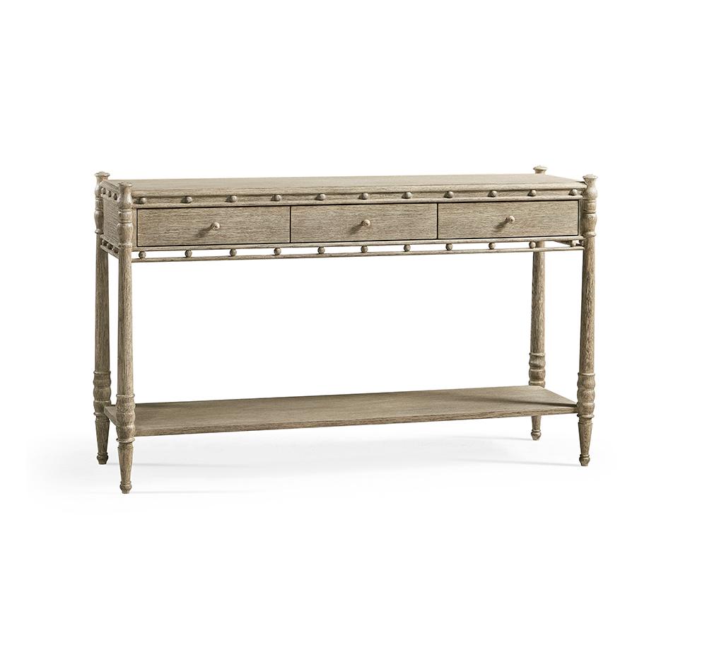Morris Greyed Oak console