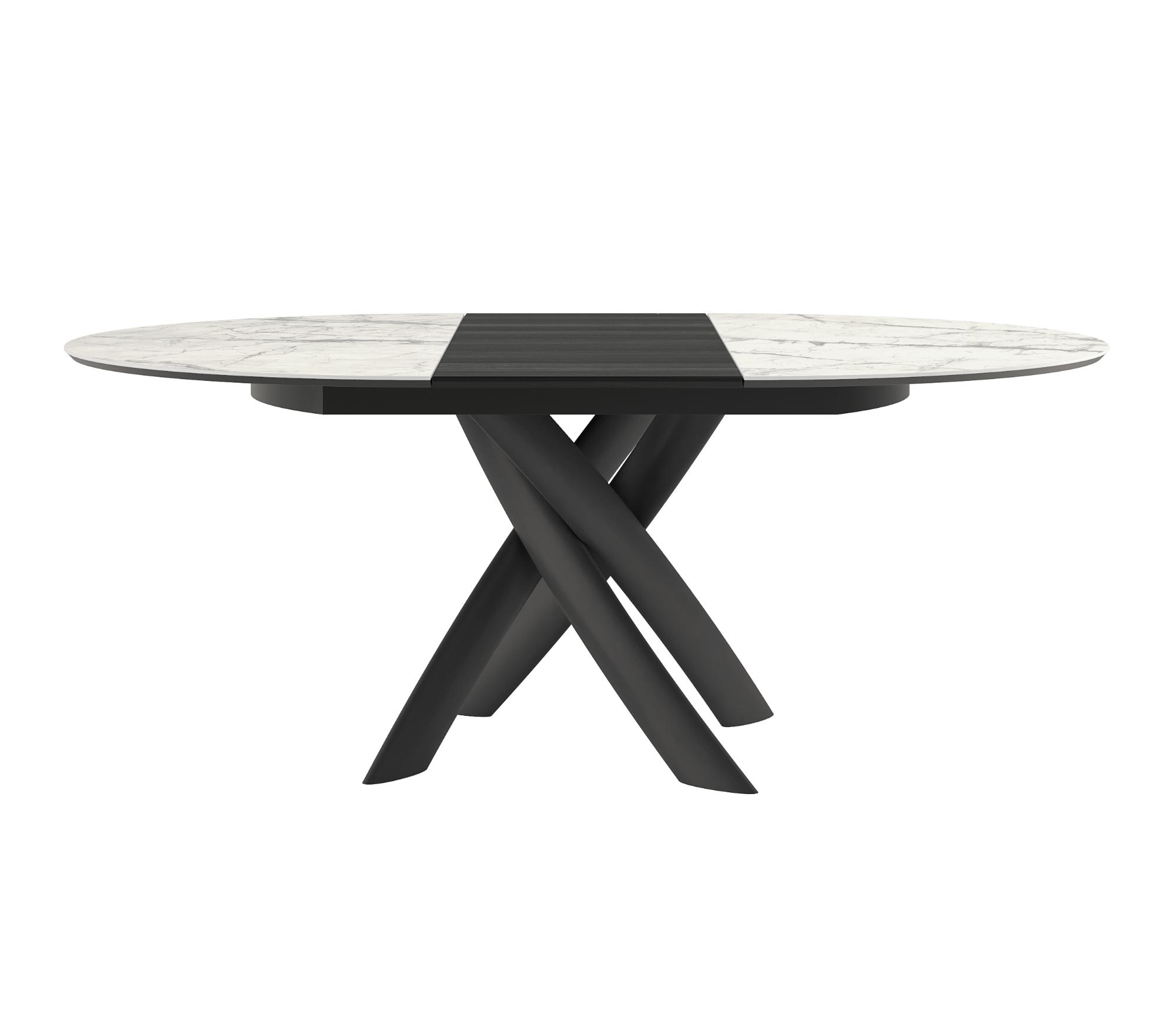Style ronde uitschuifbare eettafel