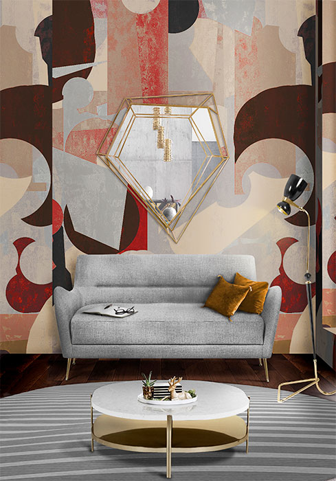 Lustre kleine wandspiegel - 1