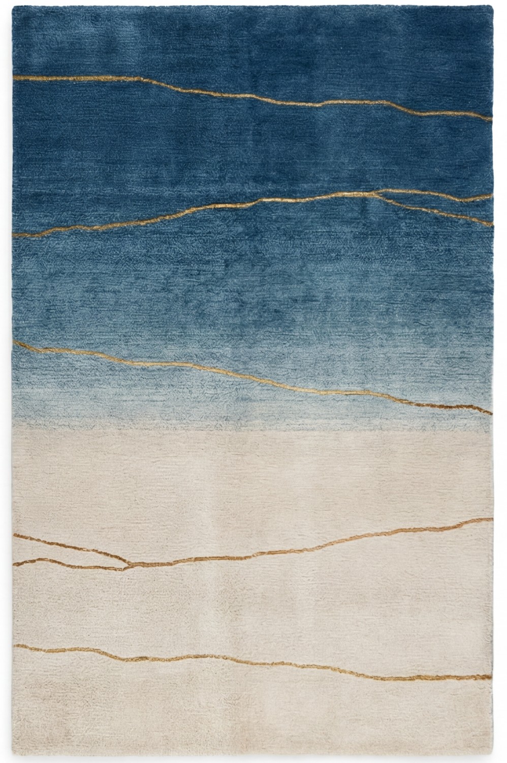 Horizon Gradient Blue design vloerkleed