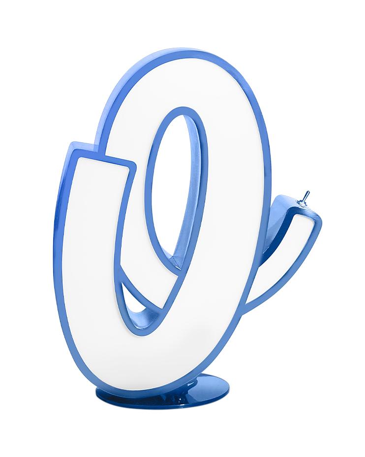 Opulent Letter O lamp