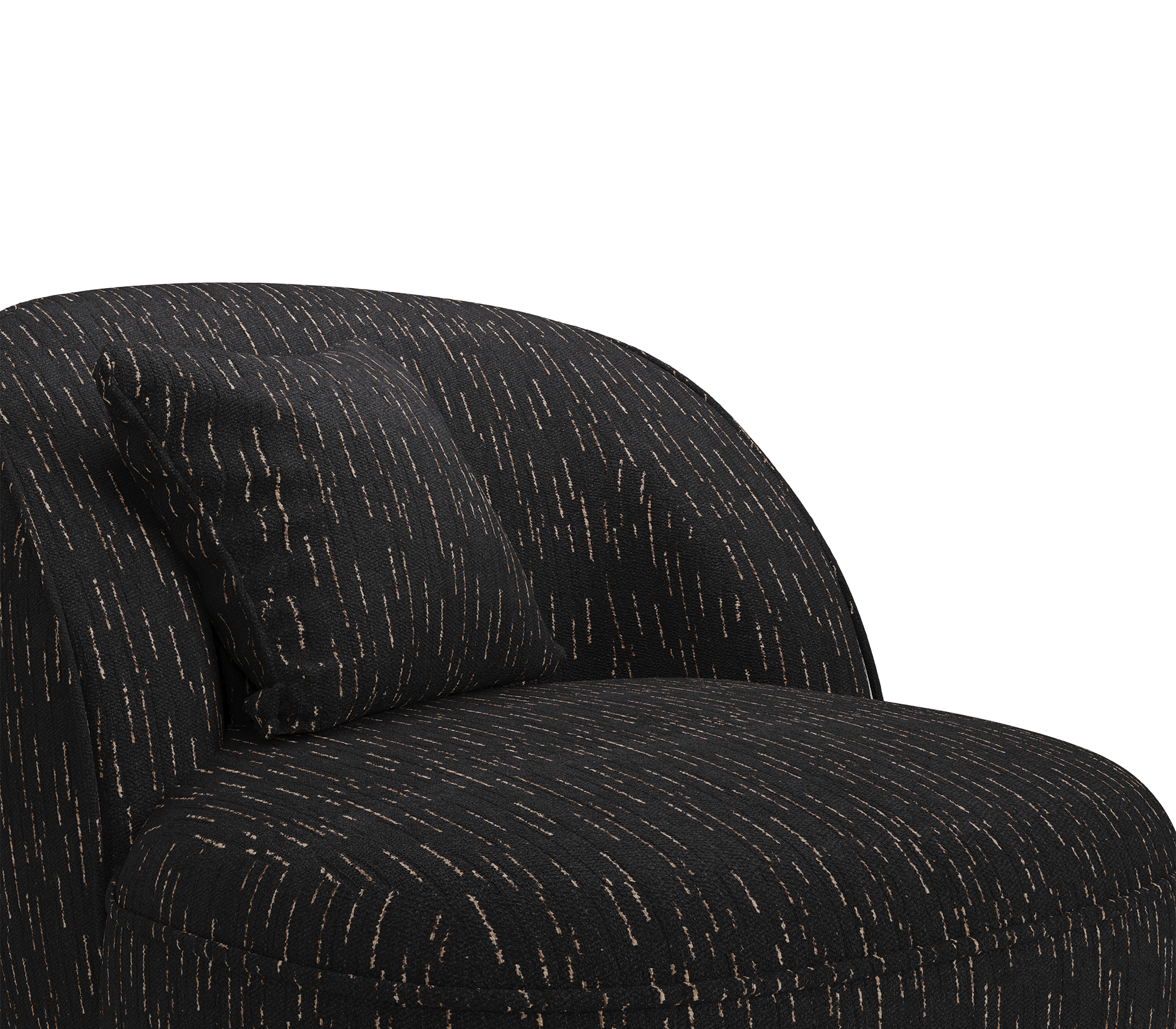 Angora II zwarte fauteuil