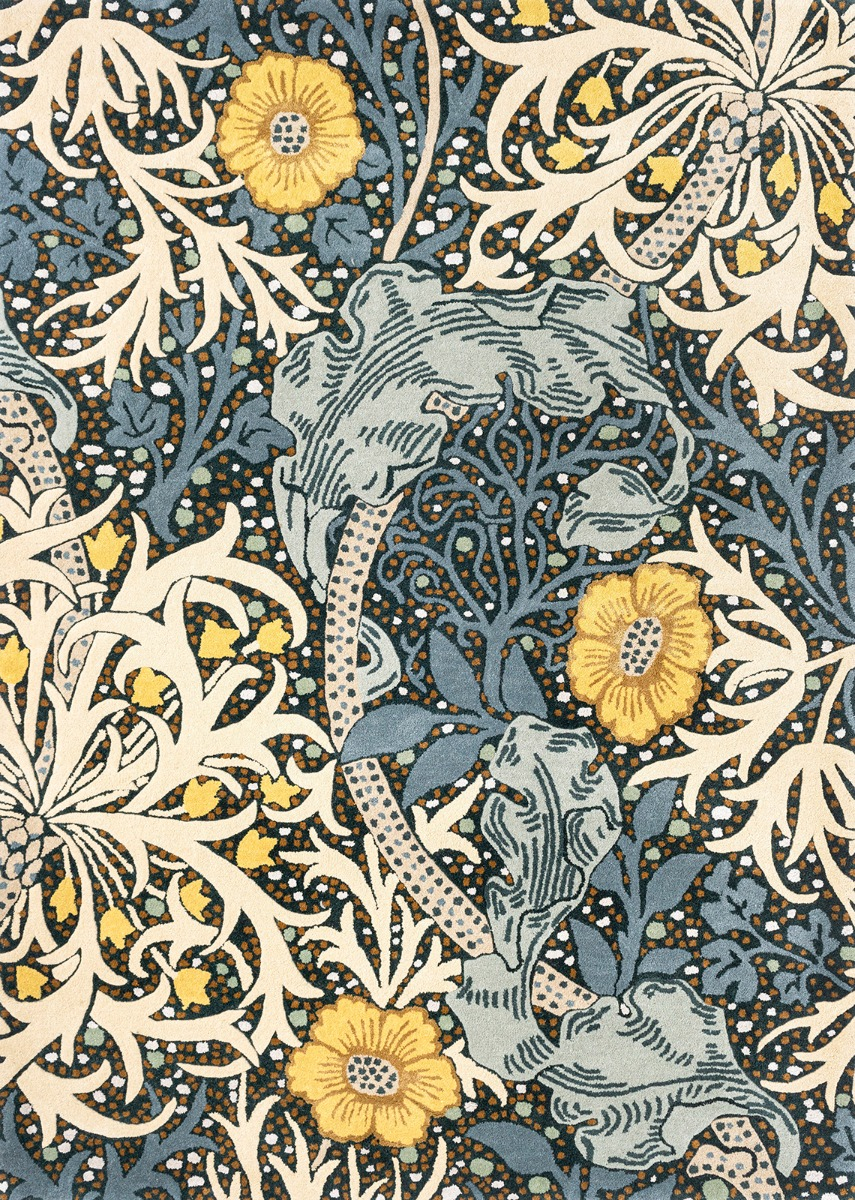 Seaweed teal tapijt | Maat: 170 × 240 cm