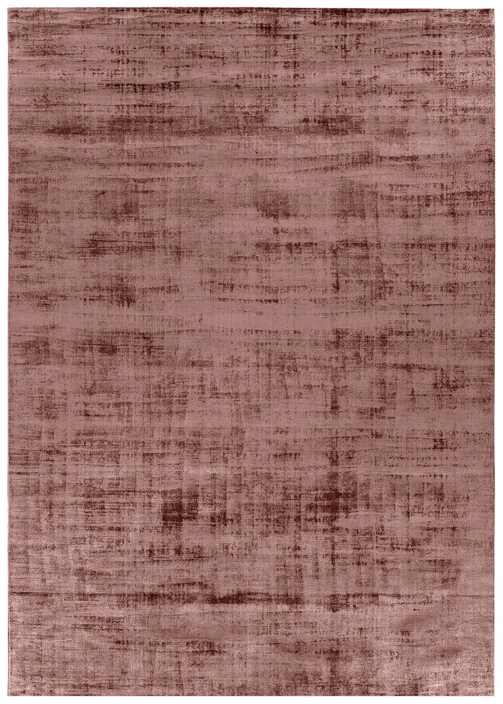Terracotta banaan zijde tapijt | Maat: 300 × 400 cm