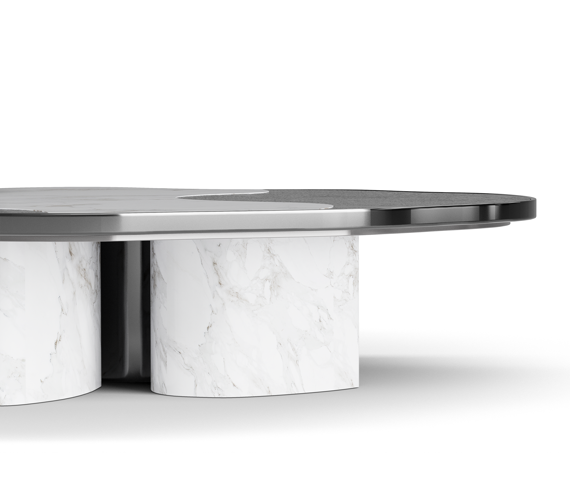 Athena Calacatta marmer en onyx tafelset