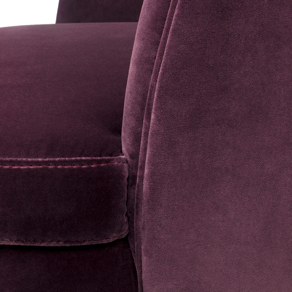 Galen paarse eenzitsbank