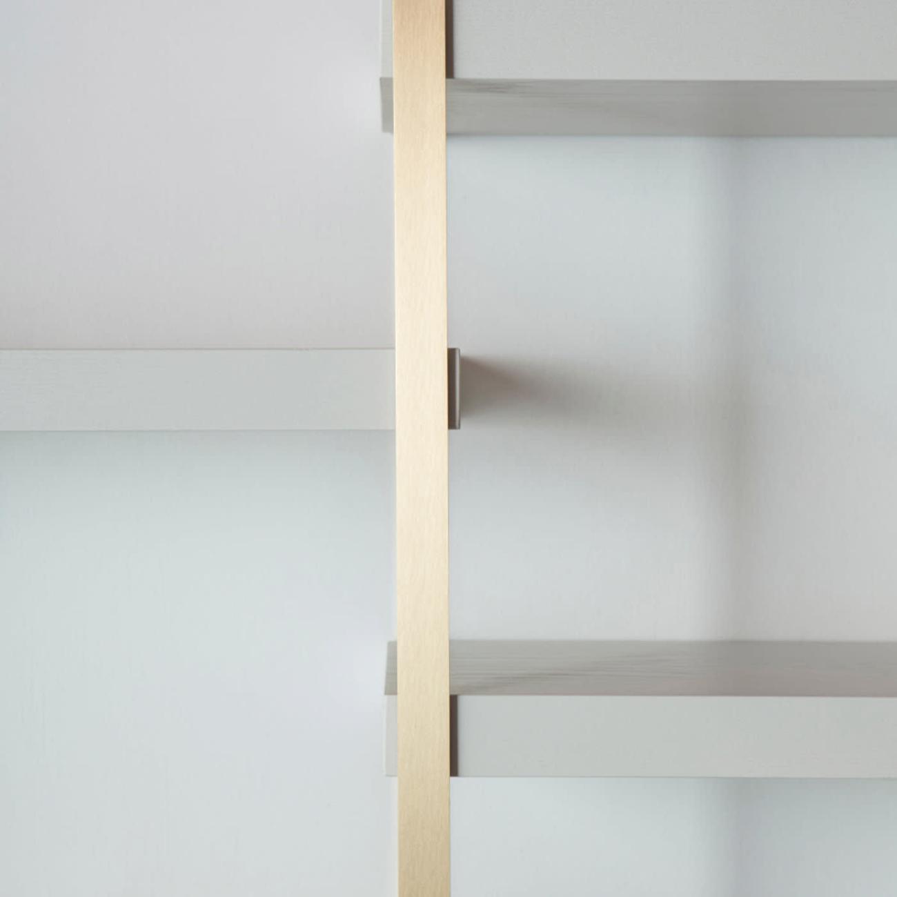 Gelaagde houten boekenkast