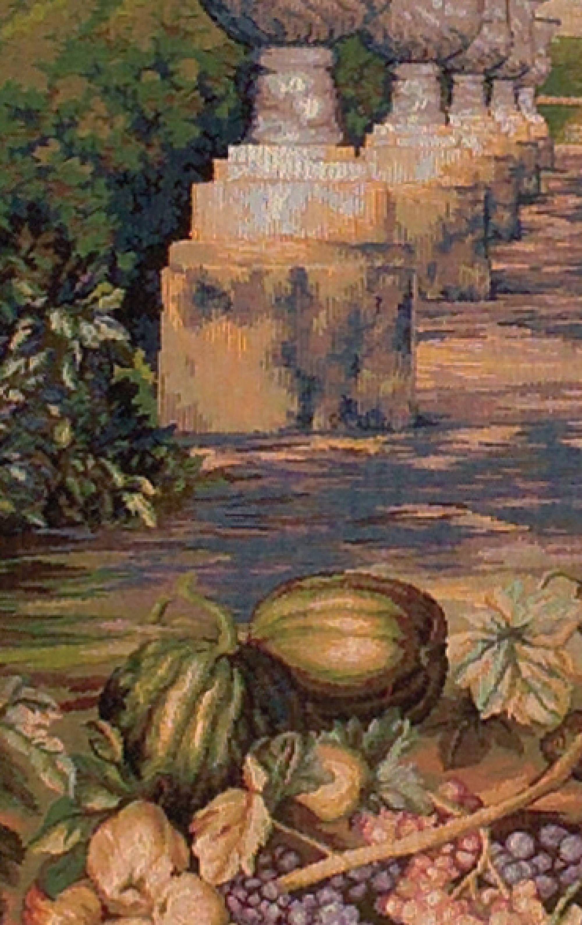 Versailles vierkant wandtapijt