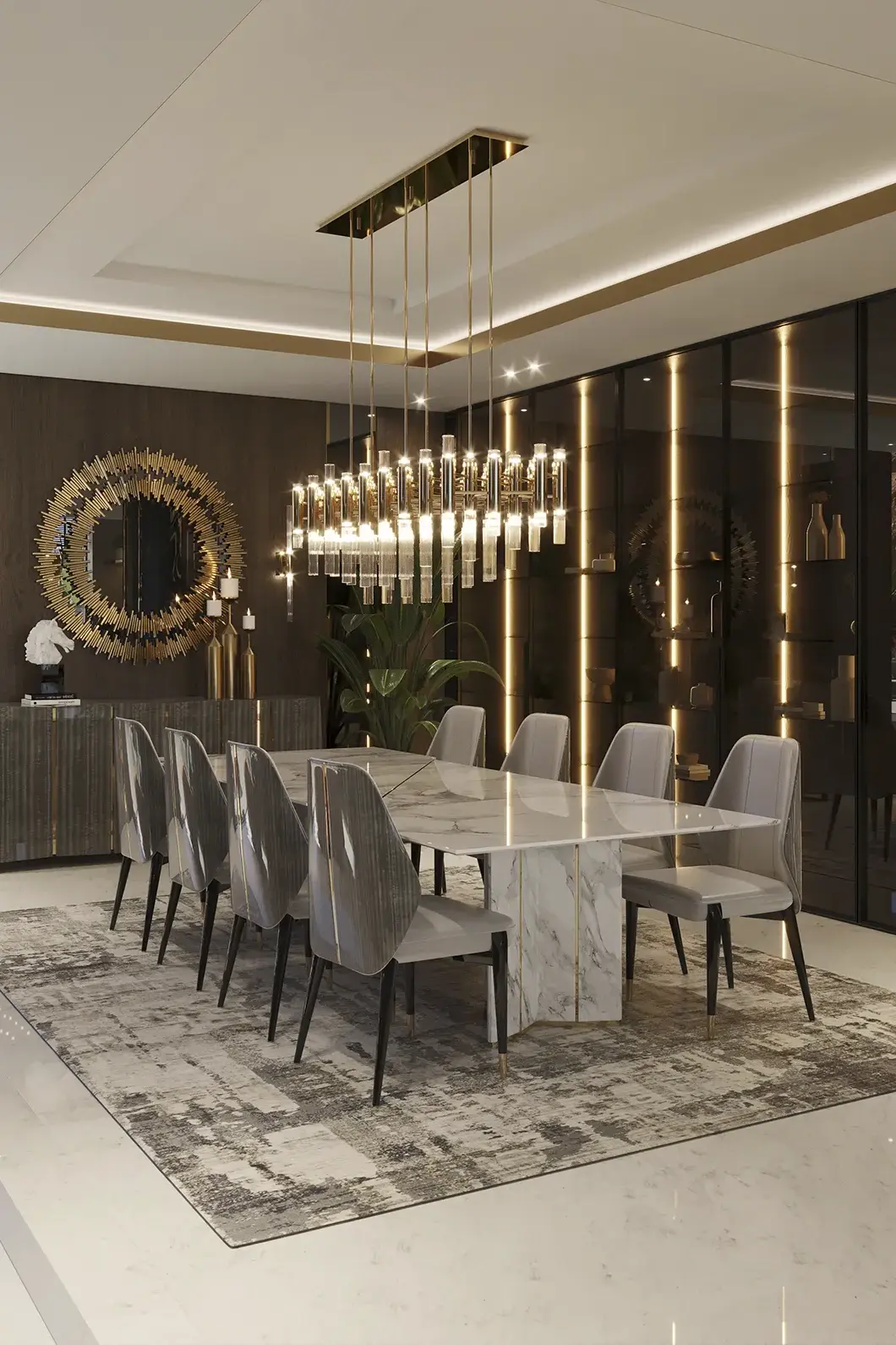 Cascade rechthoekige hanglamp - 5