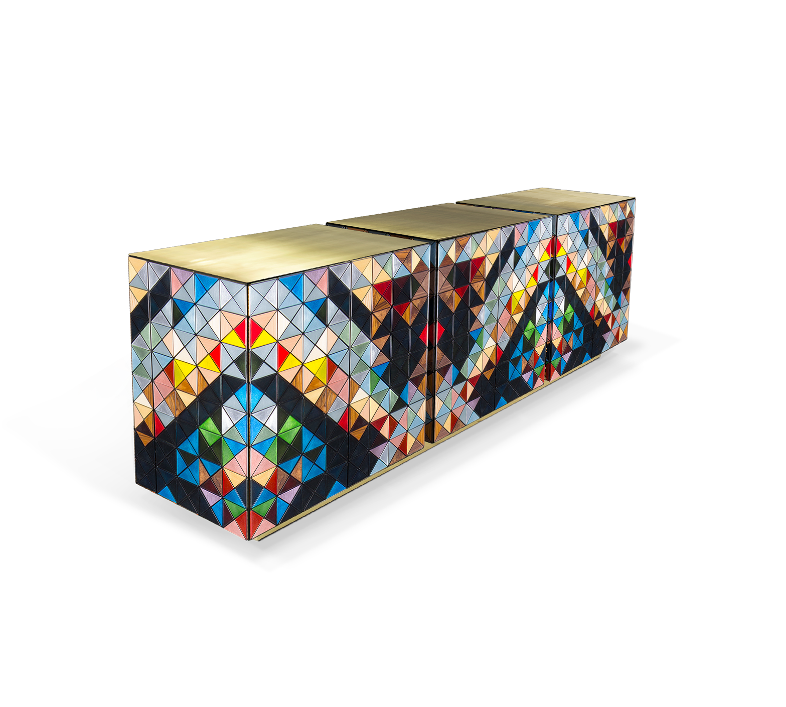 Mosaic meerkleurig luxe dressoir
