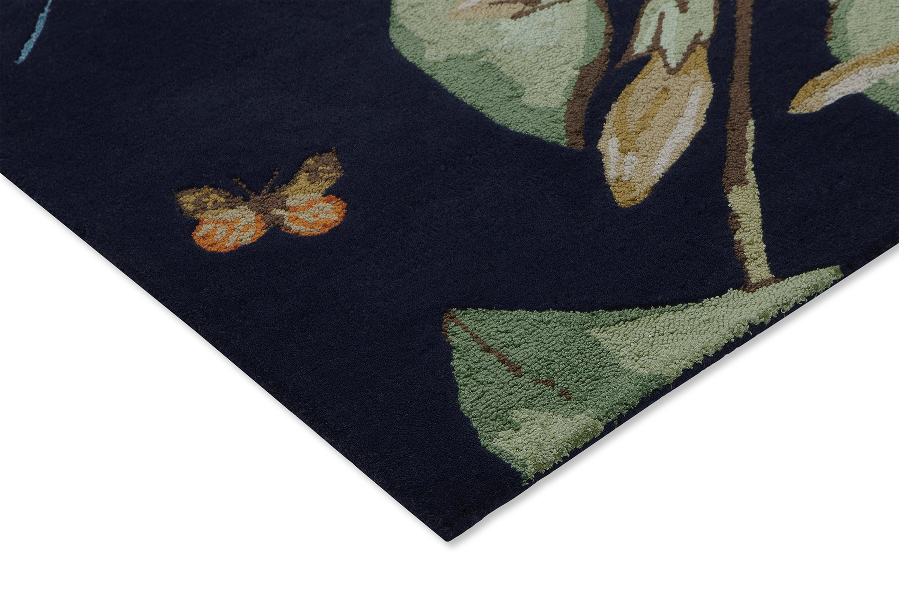 Hummingbird marineblauw tapijt | Maat: 200 × 280 cm