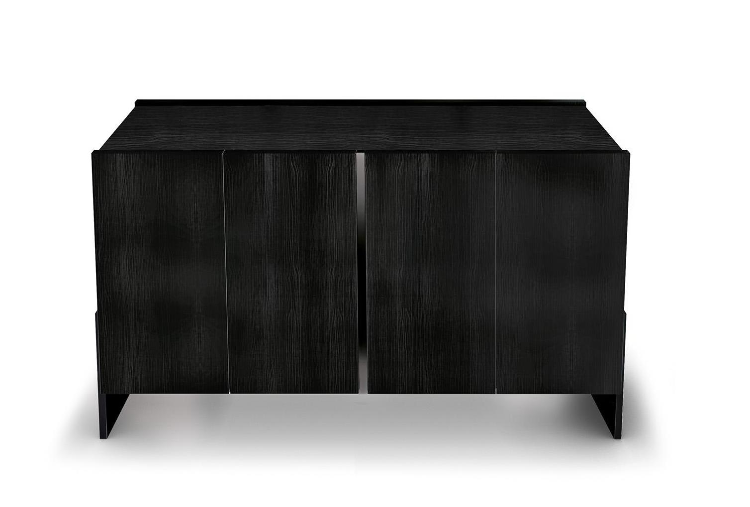 Zwart exquis dressoir