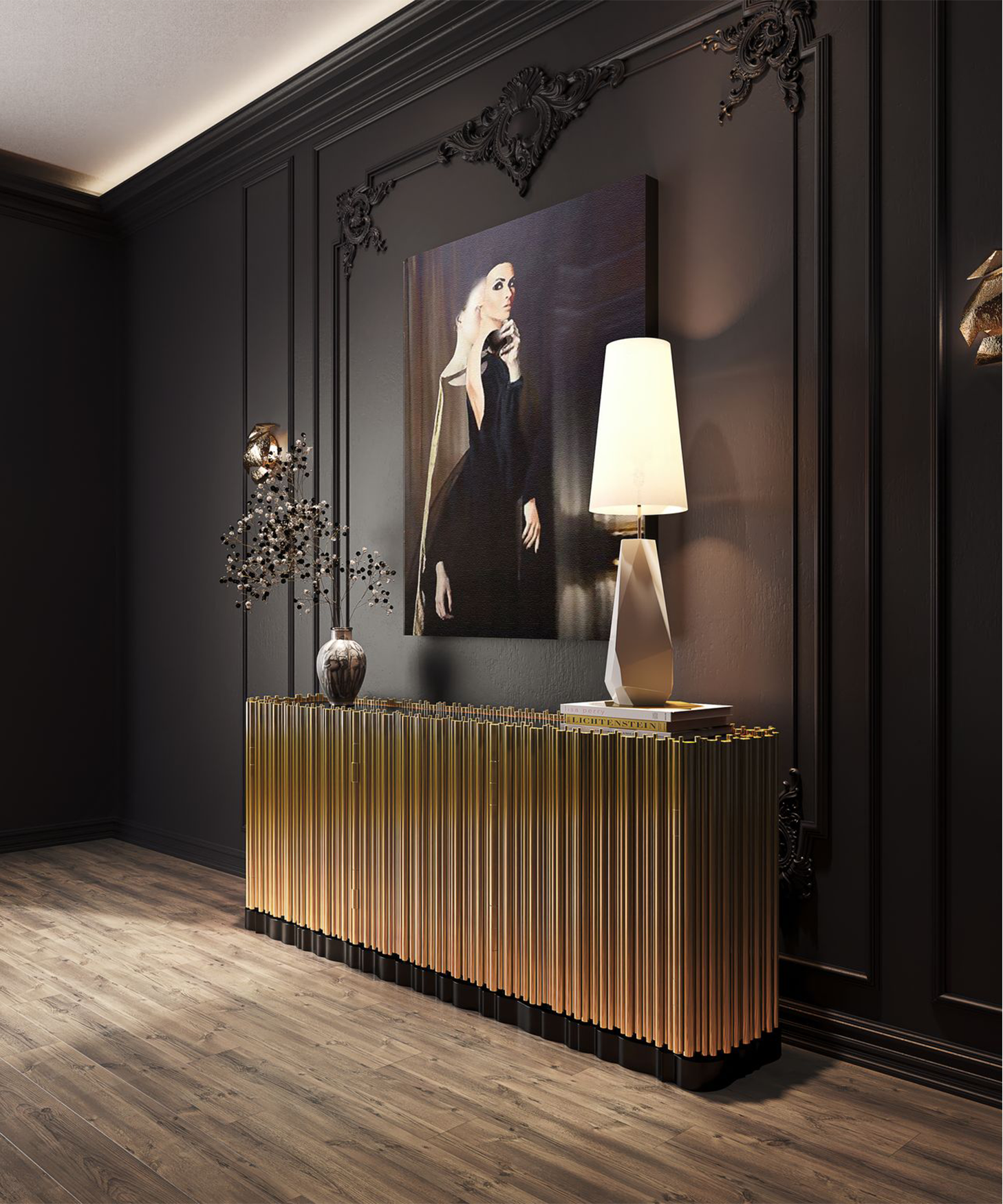 Harmony goud premium dressoir