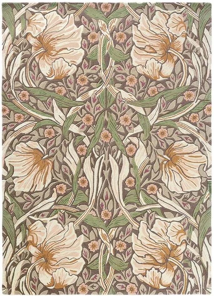Pimpernel aubergine tapijt | Maat: 200 × 280 cm