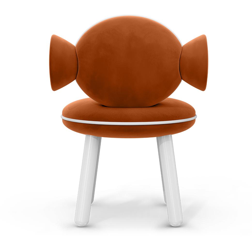 Lollipop rode poefstoel