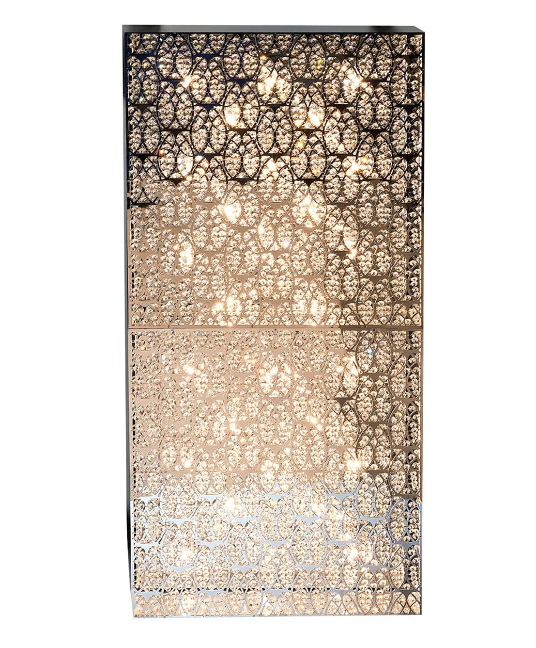 Domino grote rechthoekige wandlamp
