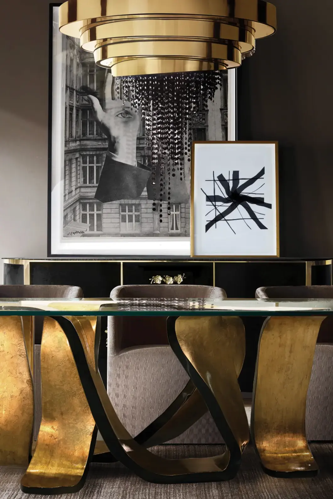 Art Deco kroonluchter - 5