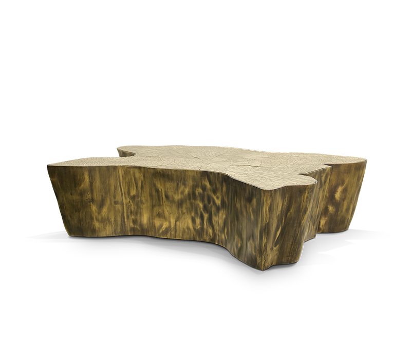 Paradise patina salontafel | Afmetingen: B 138 × D 95 × H 36 cm