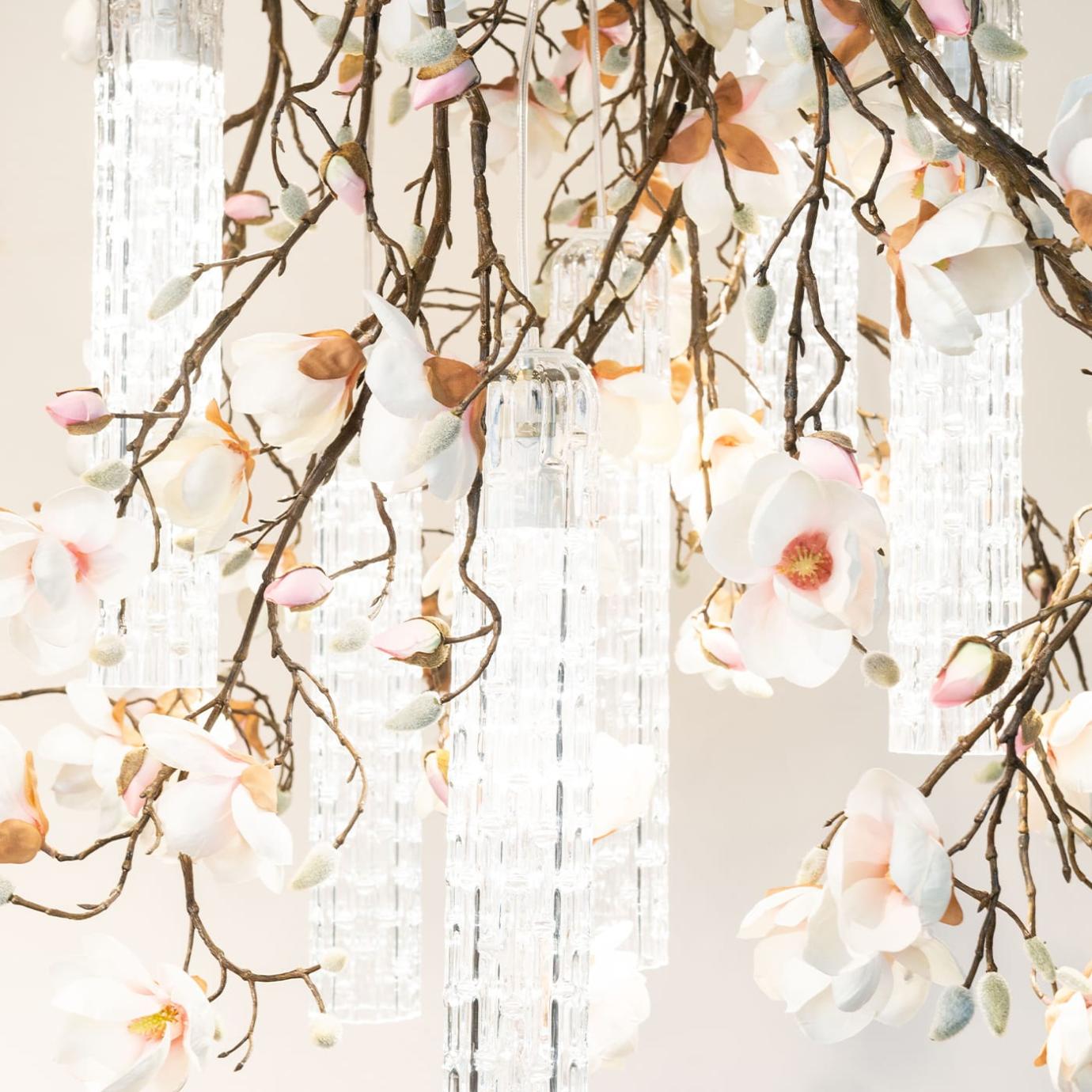 Magnolia witte kroonluchter