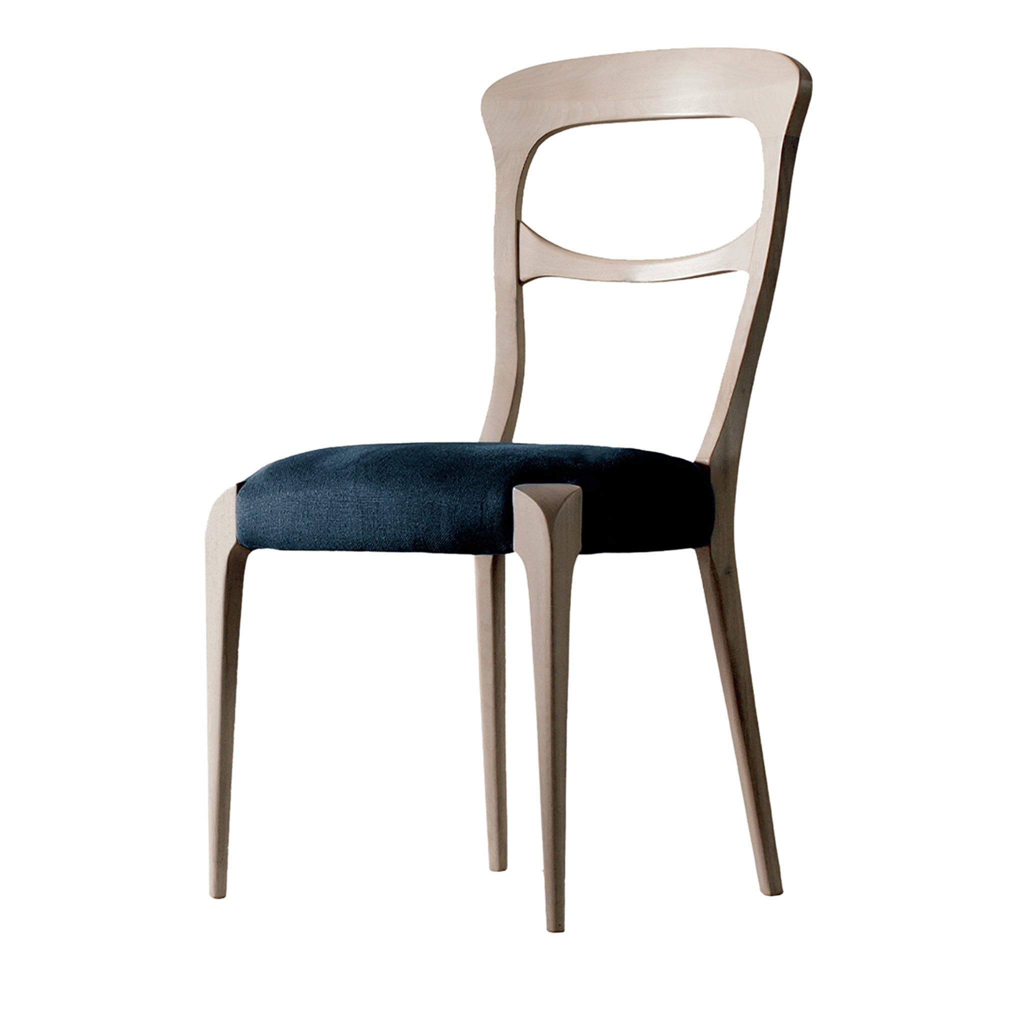 Capotavola grijze massief walnoten stoel | Kleur: Velvet G075 129