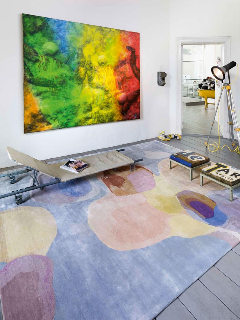 Pastel handgemaakte luxe tapijt | Maat: 305 × 427 cm