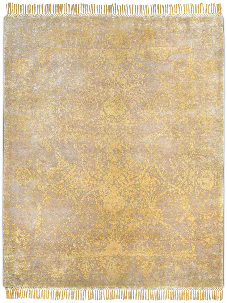 White Gold luxe vloerkleed