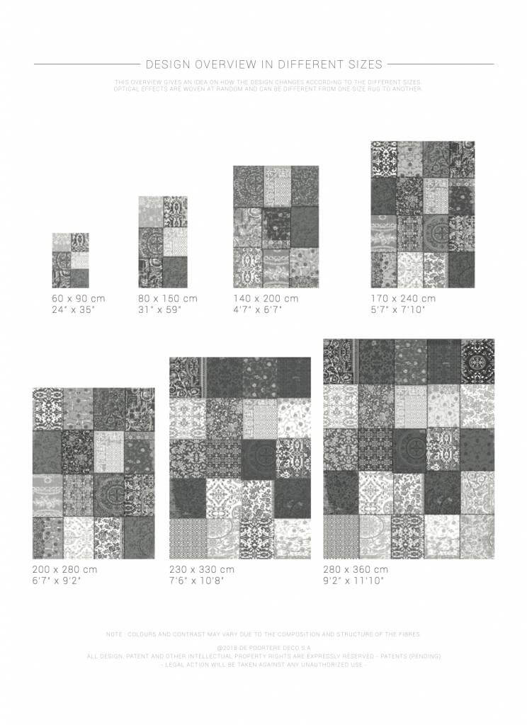 Antwerp Red tapijt | Maat: 170 × 240 cm